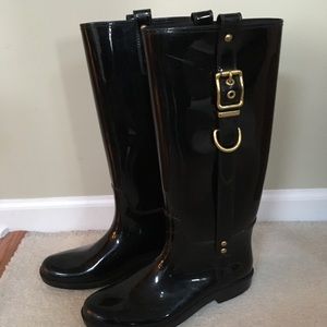 Coach rain boots
